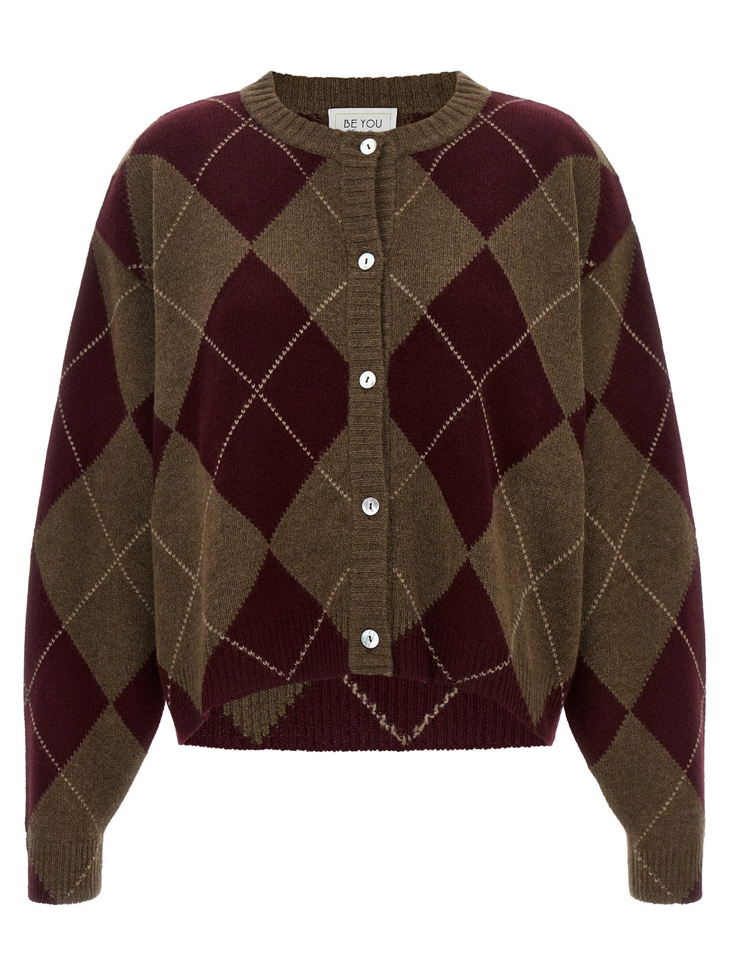 BE YOU Multicolor Cashmere Cardigan