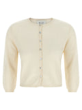 BE YOU White Cashmere Cardigan