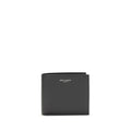Saint Laurent Black Calf Leather Bos Taurus Wallet