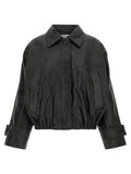 Rohe Black Lamb Leather Leather Jacket