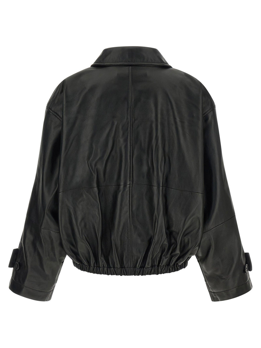 Rohe Black Lamb Leather Leather Jacket