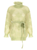 Twinset Bicolor Polyamide Cardigan