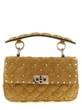 Valentino Garavani Beige Calfskin Shoulder Bag
