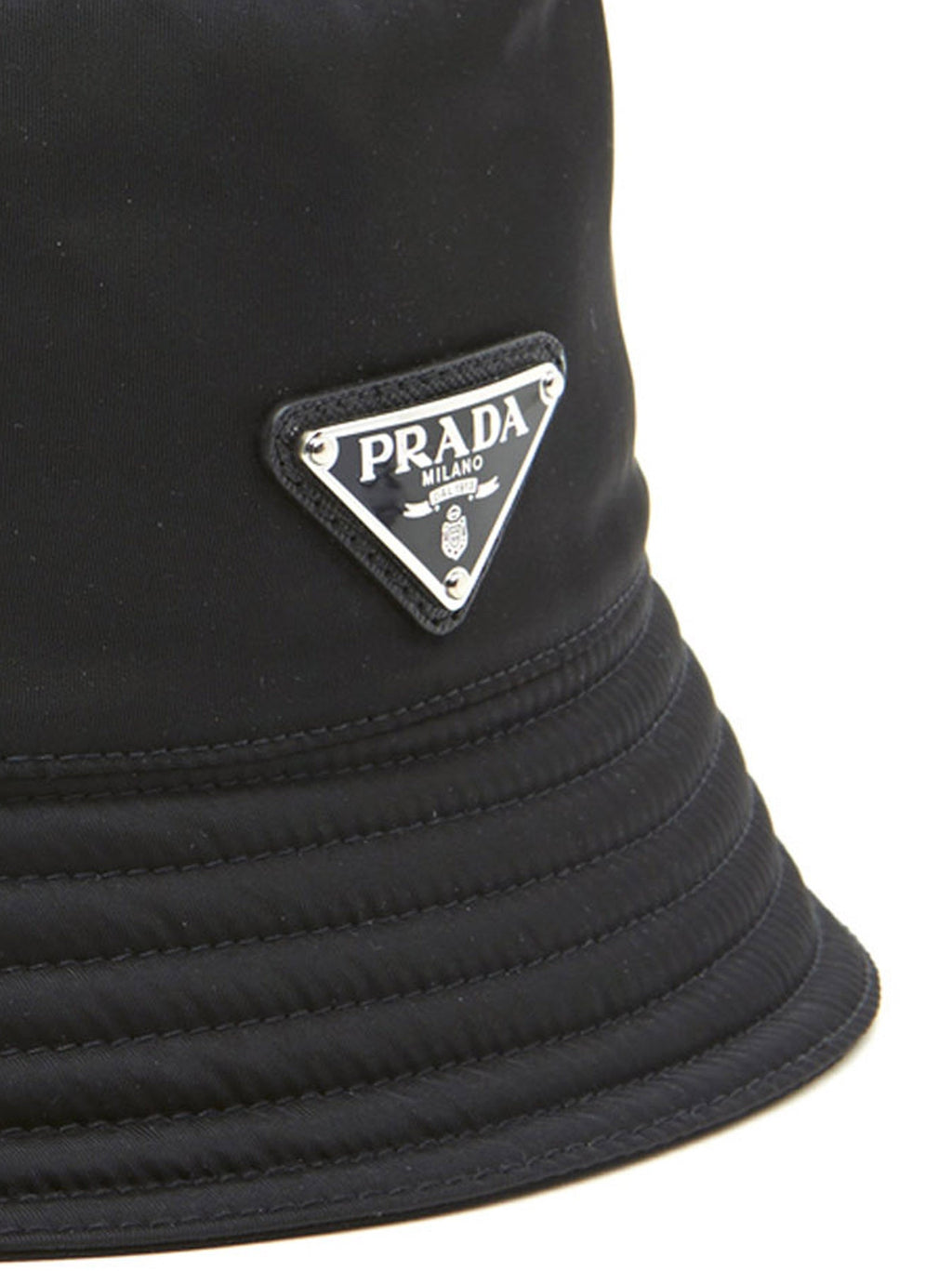 Prada Black Nylon Bucket Hat