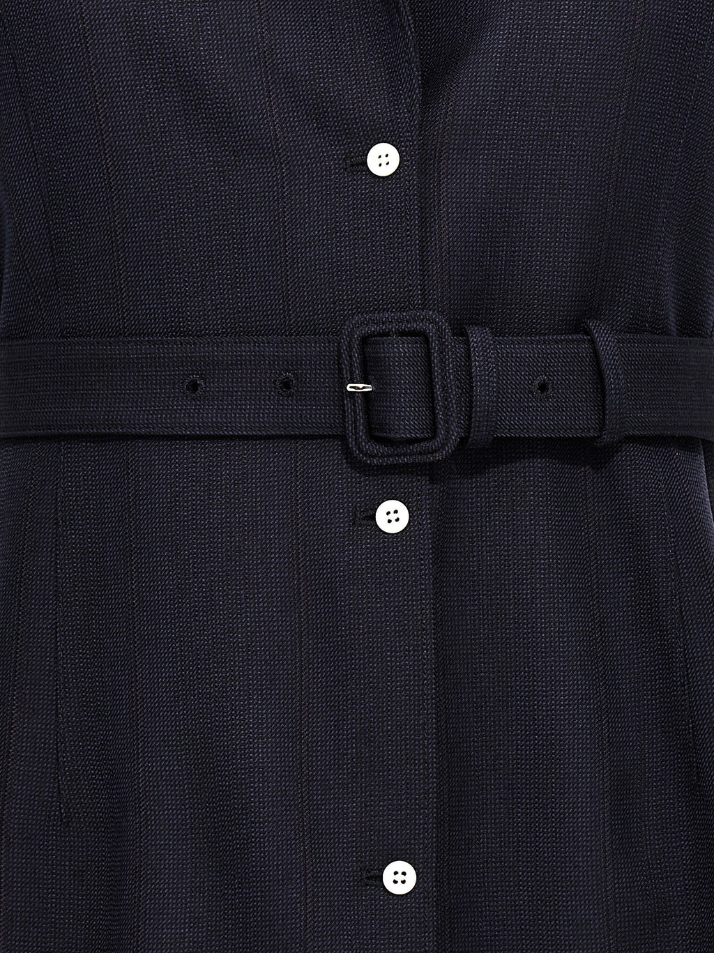 Prada Blue Virgin Wool Sleeveless Jacket