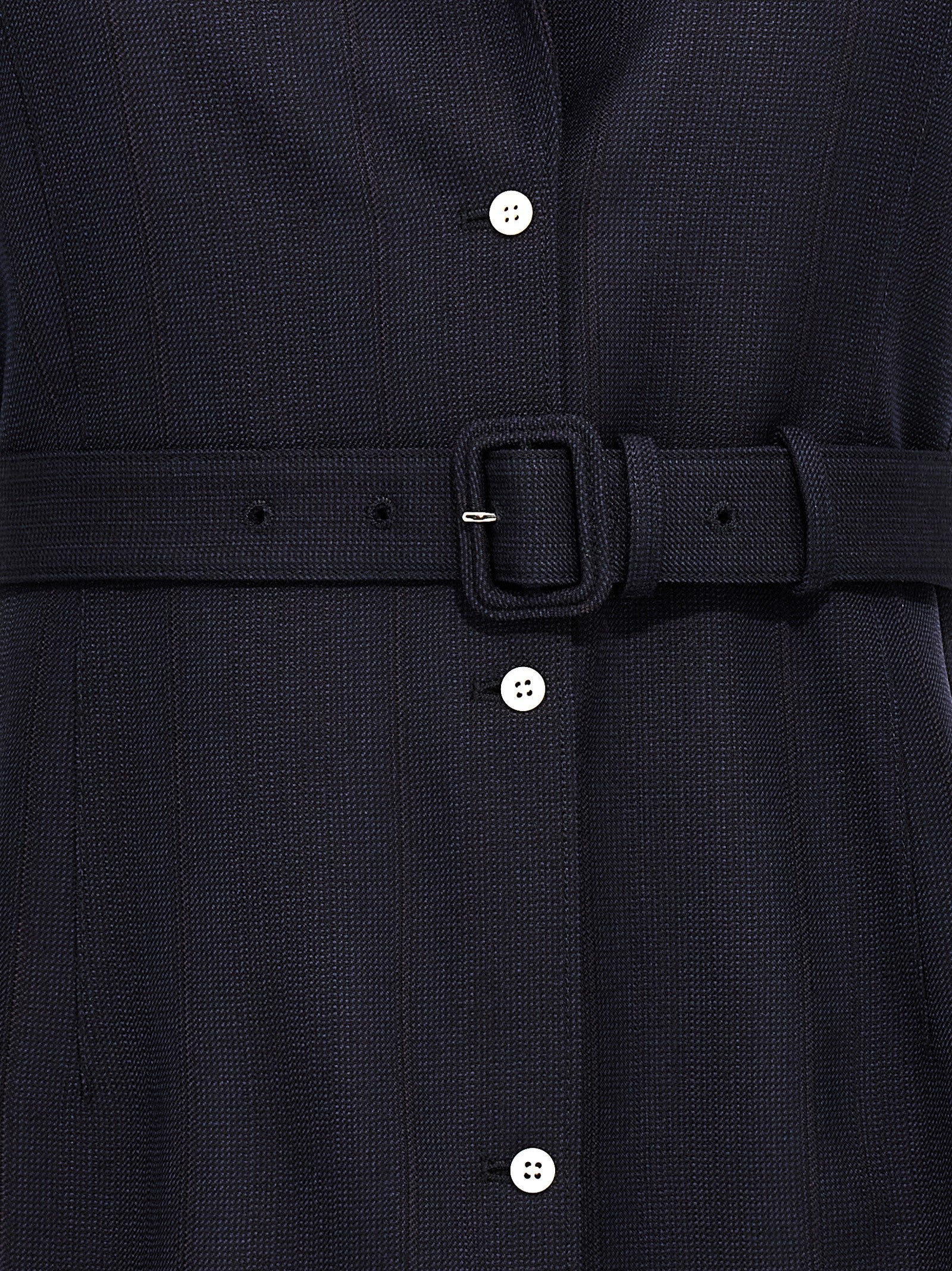 Prada Blue Virgin Wool Sleeveless Jacket