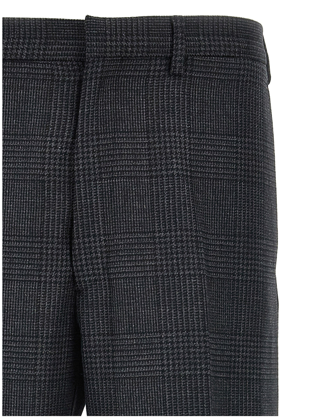 Prada Gray Virgin Wool Dress Pants
