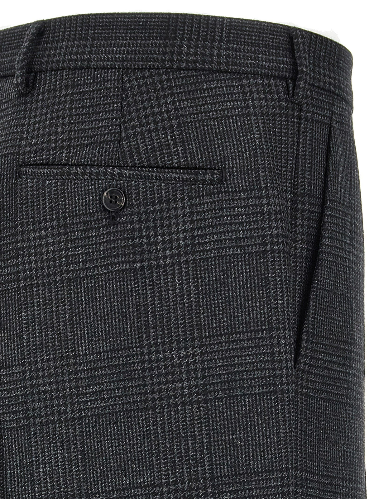 Prada Gray Virgin Wool Dress Pants