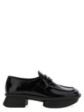 Prada Black Calfskin Slip-On Loafers