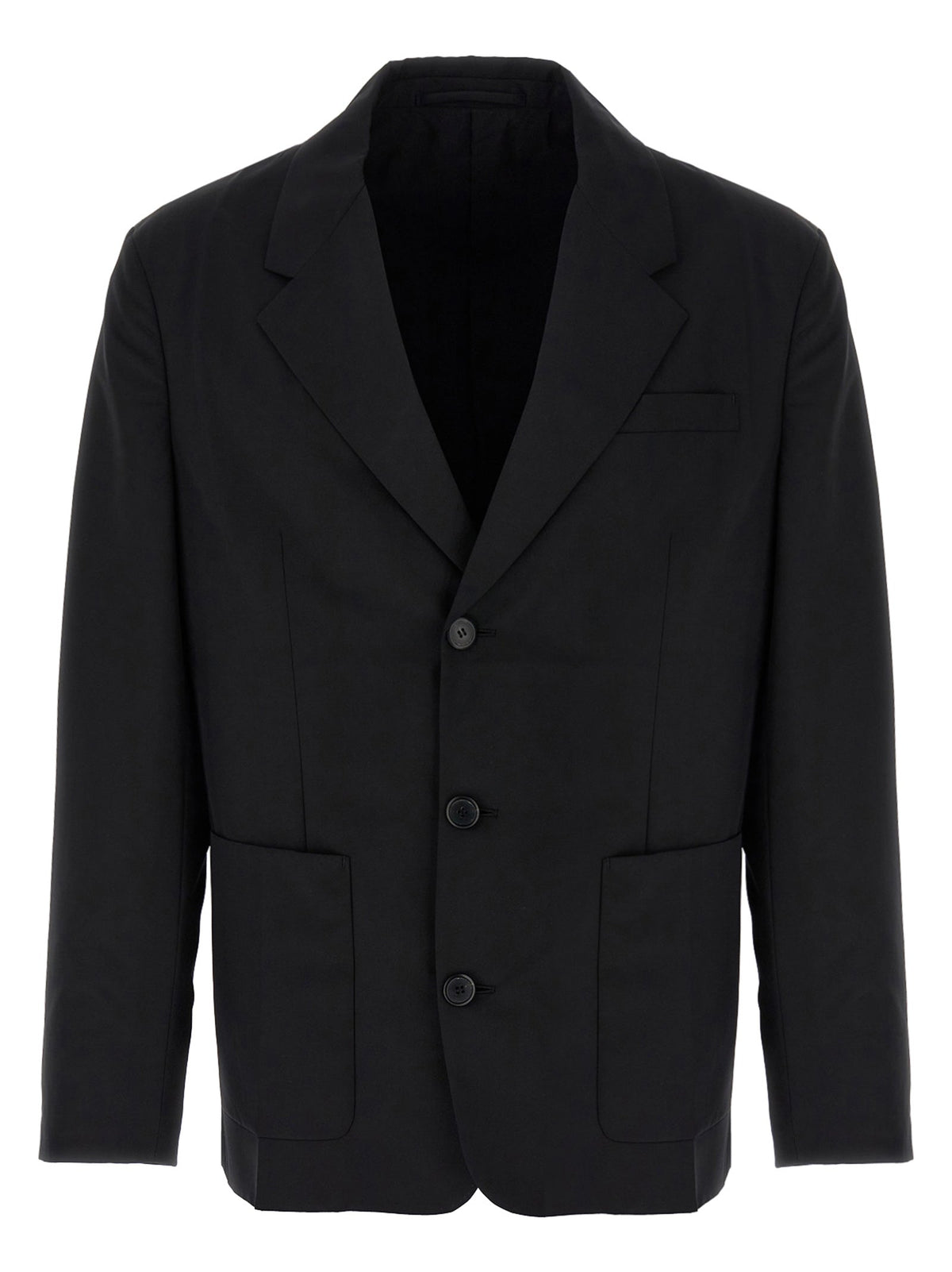 Prada Black Virgin Wool Blazer