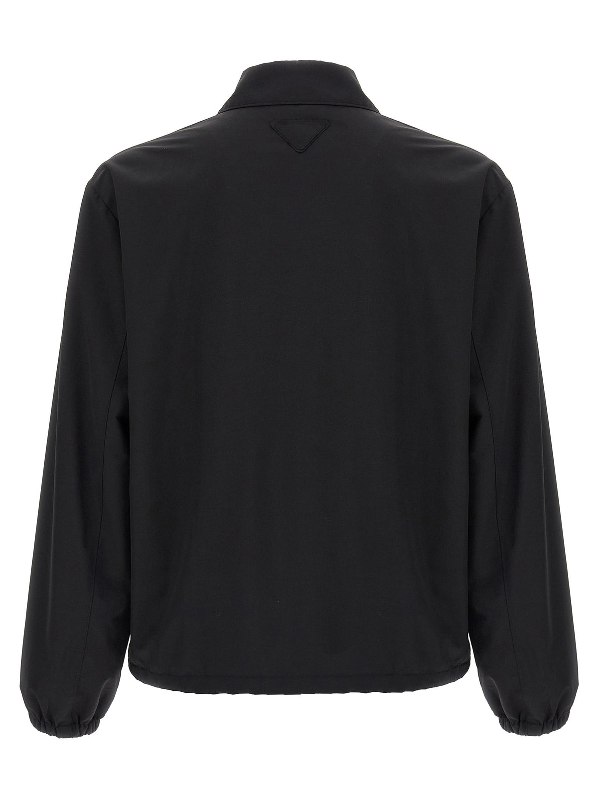 Prada Black Virgin Wool Full-Length Jacket
