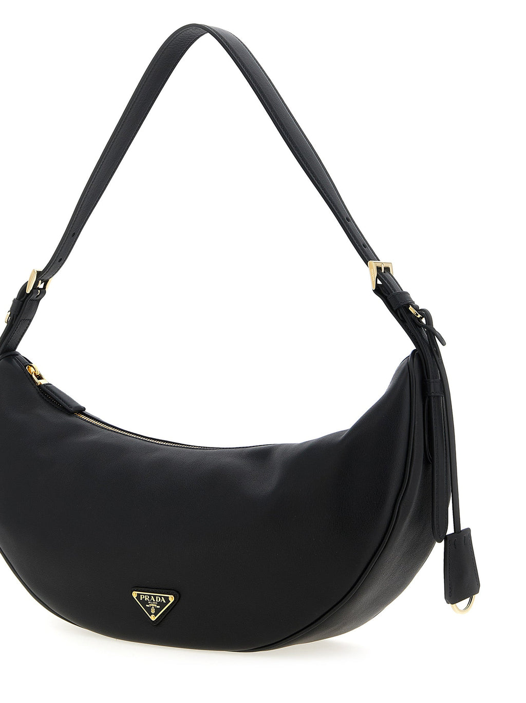 Prada Black Calfskin Shoulder Bag