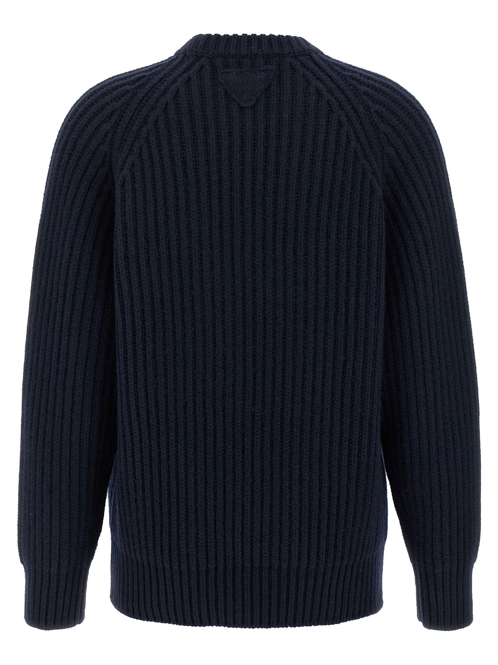 Prada Blue Virgin Wool Cardigan
