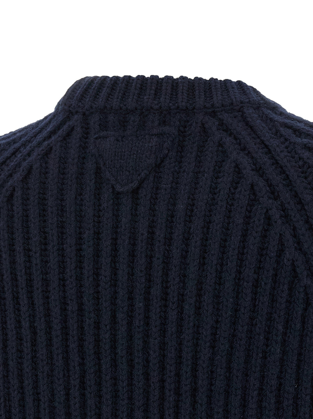 Prada Blue Virgin Wool Cardigan