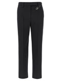 Prada Gray Virgin Wool Dress Pants