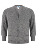 Prada Gray Cashmere Cardigan