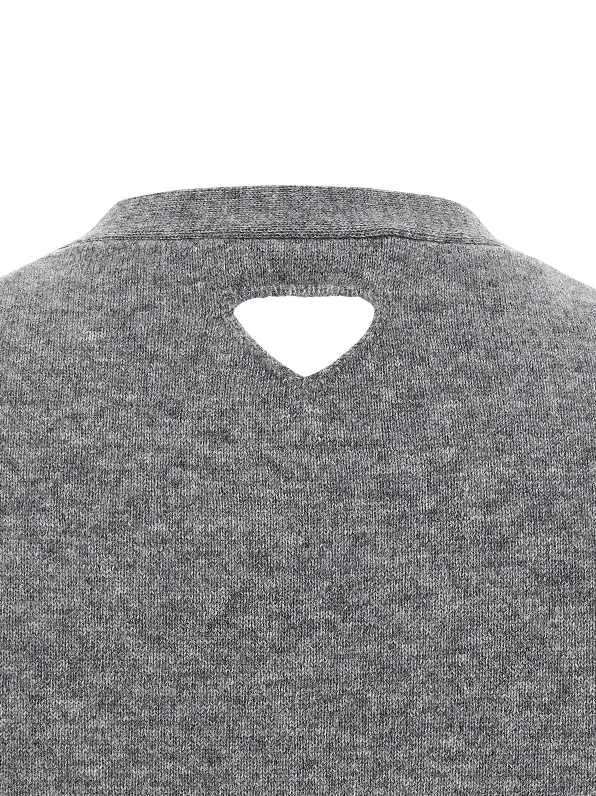 Prada Gray Cashmere Cardigan