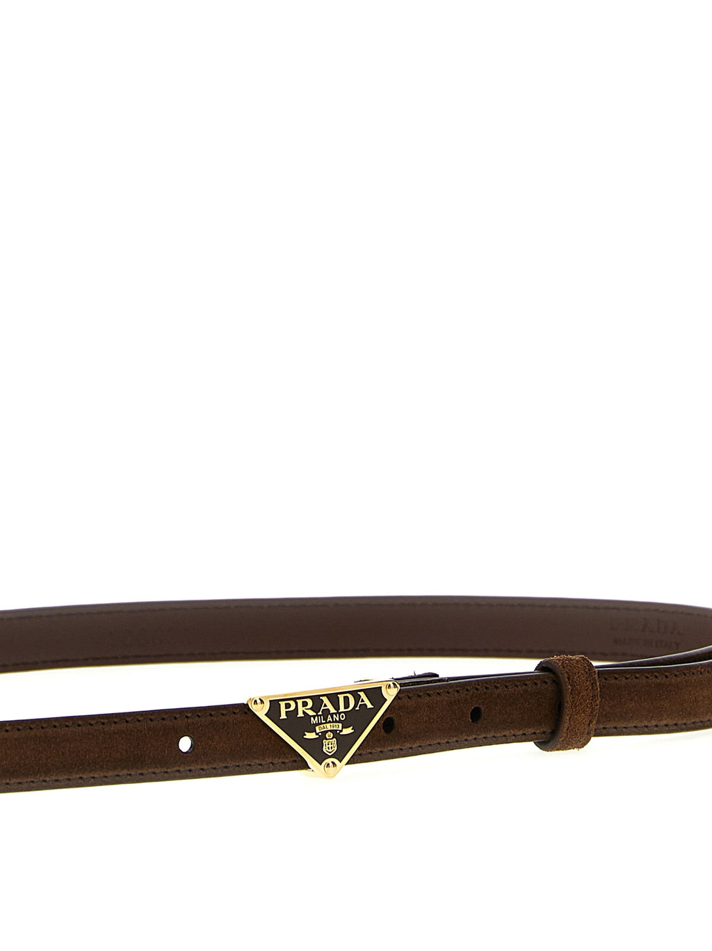 Prada Brown Calfskin Regular Belt