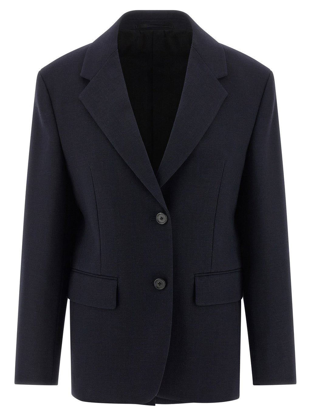 Prada Blue Virgin Wool Blazer