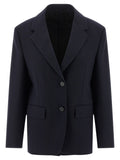 Prada Blue Virgin Wool Blazer