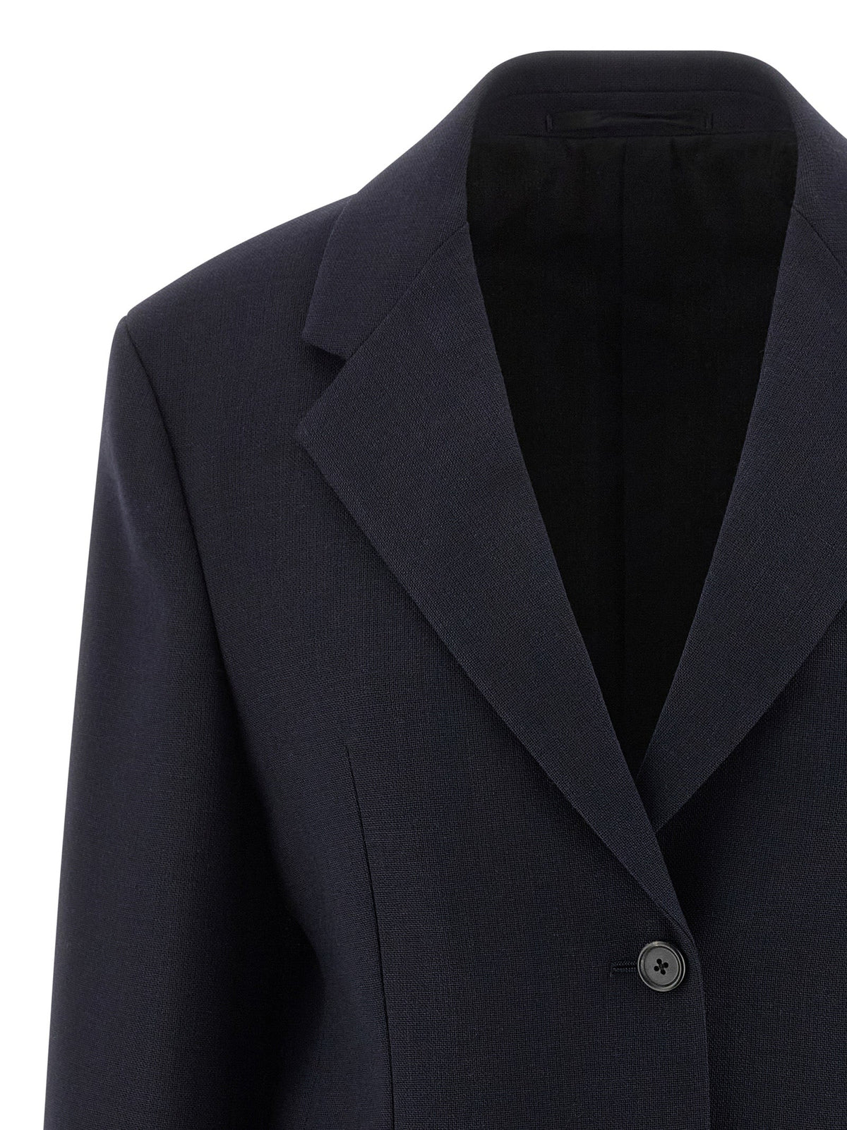 Prada Blue Virgin Wool Blazer