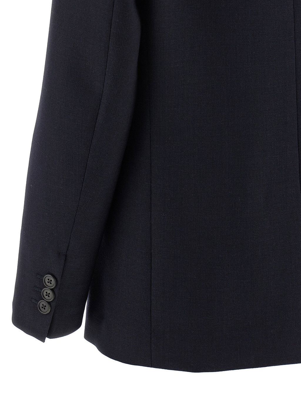 Prada Blue Virgin Wool Blazer