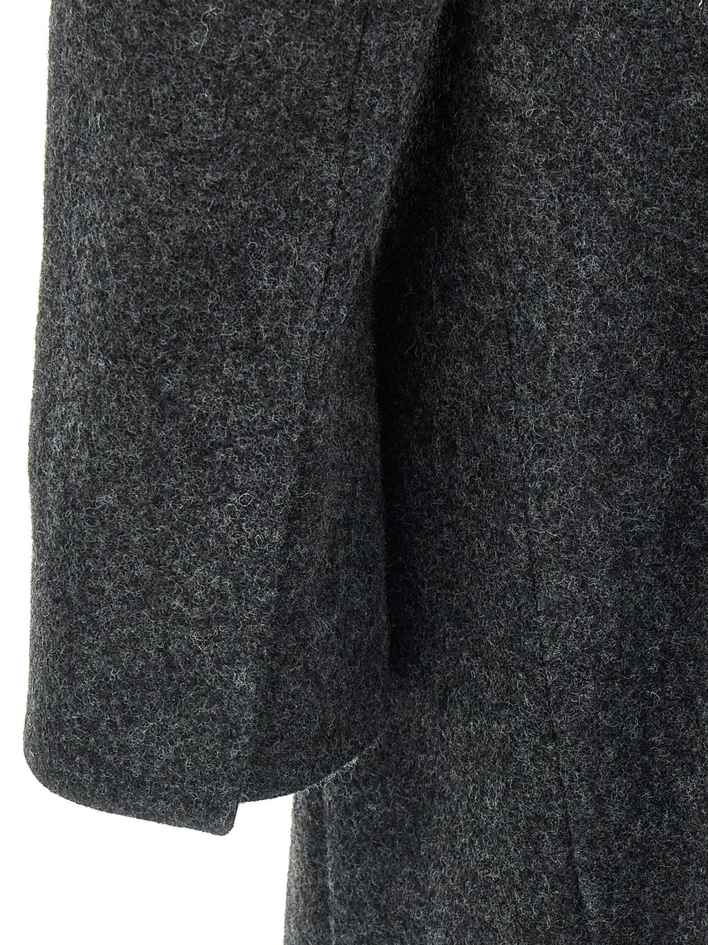Prada Gray Virgin Wool Coat