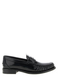 Prada Black Calfskin Slip-On Loafers