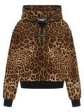 Dolce & Gabbana Brown Cotton Hoodie
