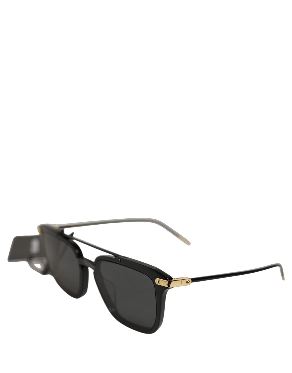 Dolce & Gabbana Black DG4327F Double Bridge Square Frame Sunglasses