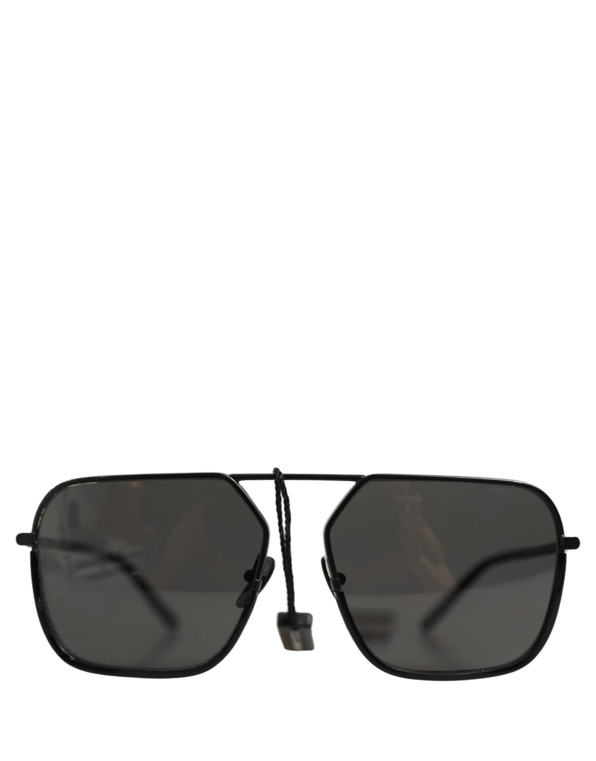 Dolce & Gabbana Black DG2193J Rectangular Metal Frame Eyewear Sunglasses