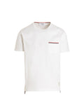 Thom Browne White Cotton T-Shirt