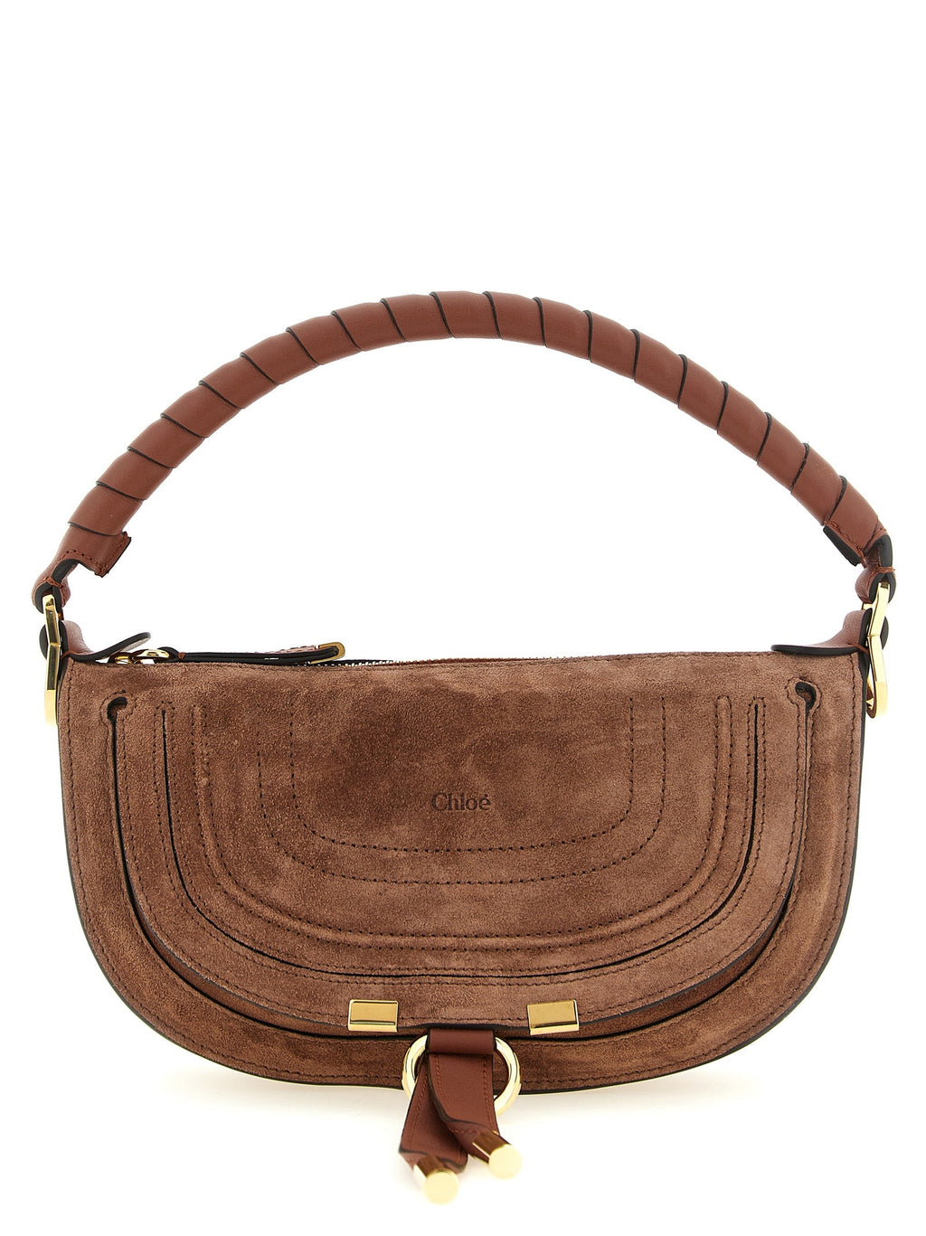 Chloé Brown Calfskin Shoulder Bag