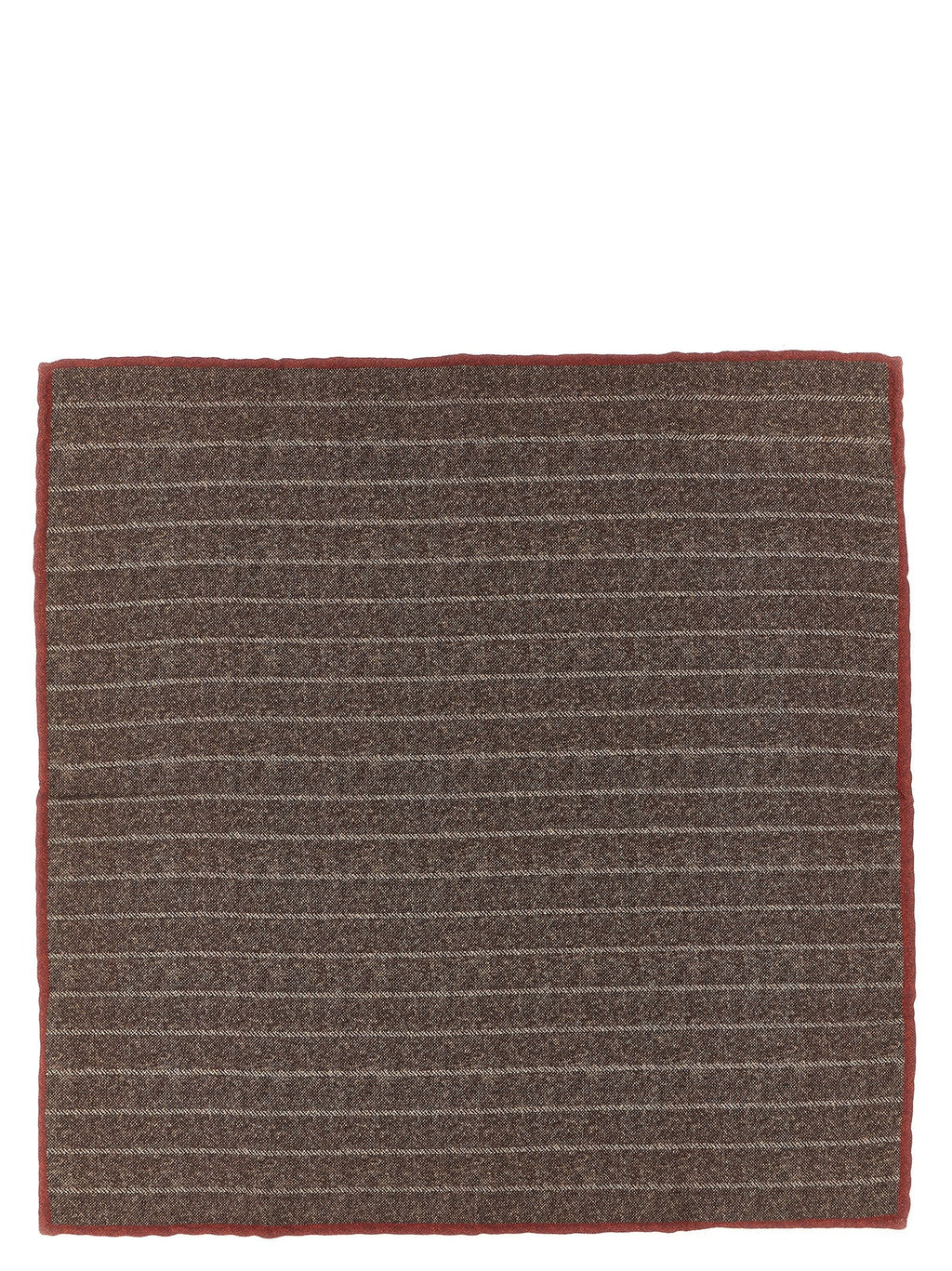 Brunello Cucinelli Brown Silk Scarf