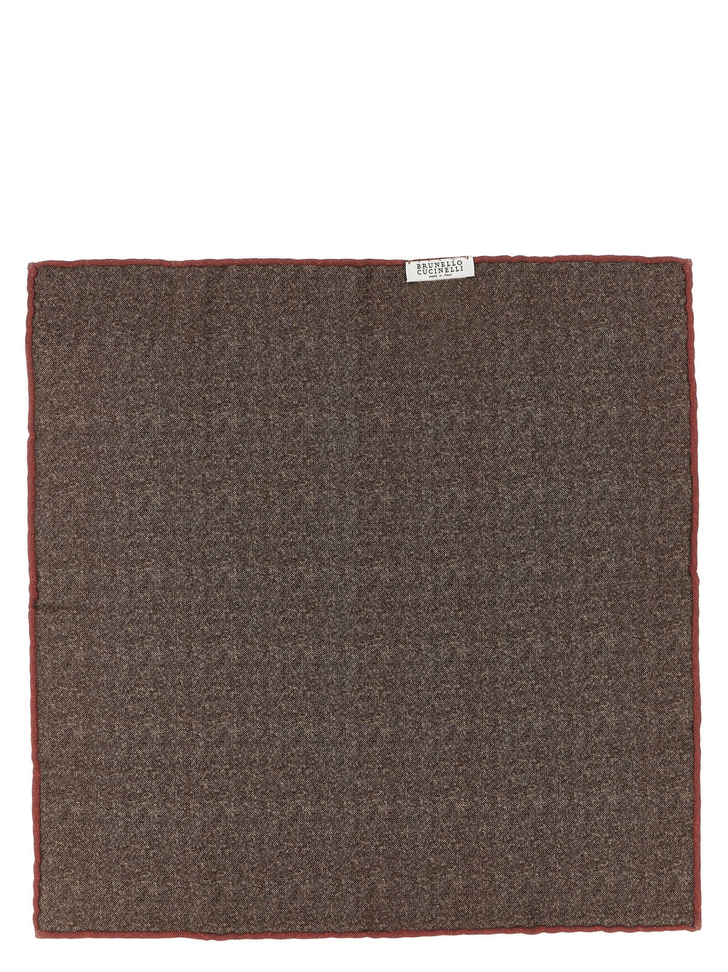 Brunello Cucinelli Brown Silk Scarf