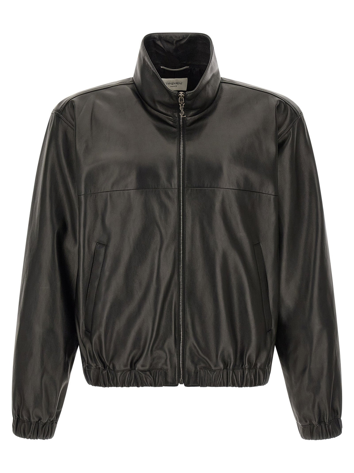 Saint Laurent Black Lamb Leather Leather Jacket