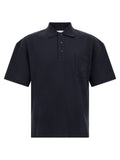 Saint Laurent Blue Cotton Polo Shirt