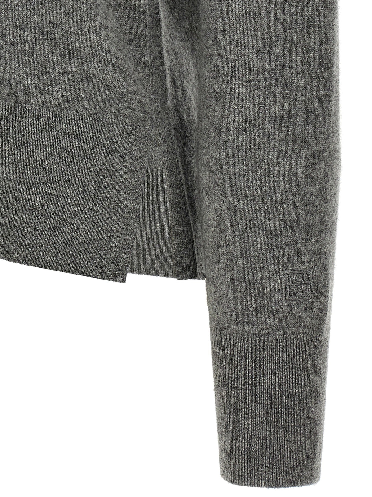 TOTEME Gray Cashmere Cardigan
