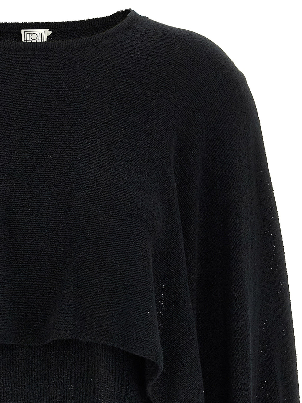 TOTEME Black Silk Cardigan