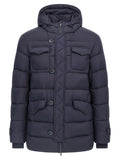 Herno Blue Polyamide Full-Length Jacket