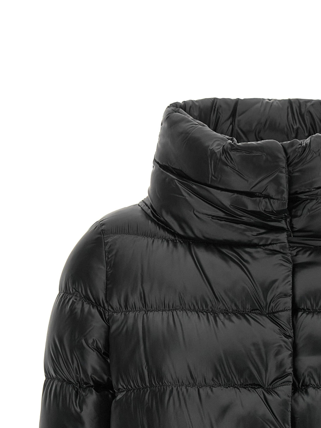 Herno Black Polyamide Full-Length Jacket