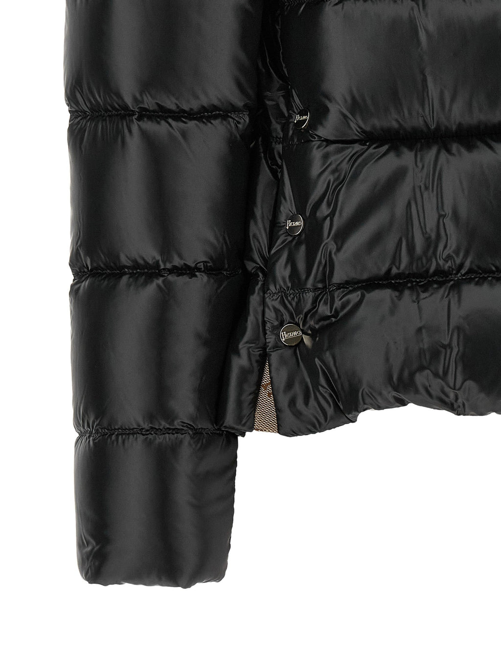 Herno Black Polyamide Full-Length Jacket