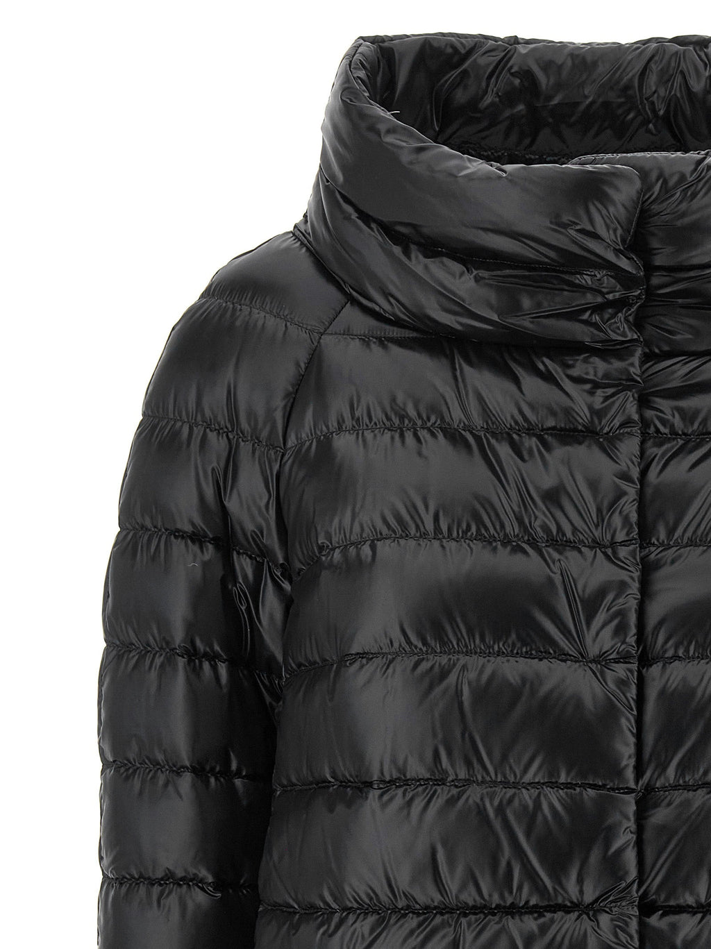 Herno Black Polyamide Full-Length Jacket