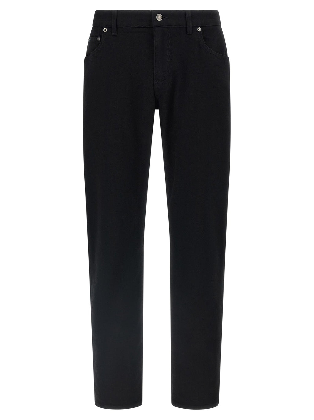 Dolce & Gabbana Black Cotton Slim Fit Jeans