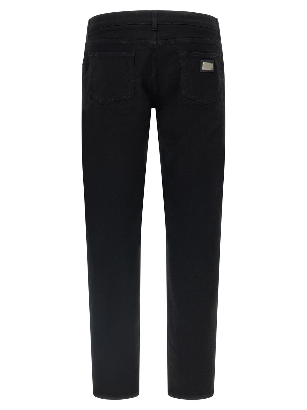 Dolce & Gabbana Black Cotton Slim Fit Jeans