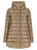 Herno Beige Polyamide Full-Length Jacket
