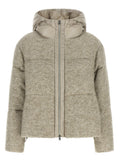 Herno Beige Wool Full-Length Jacket