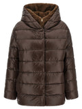 Herno Brown Polyamide Full-Length Jacket