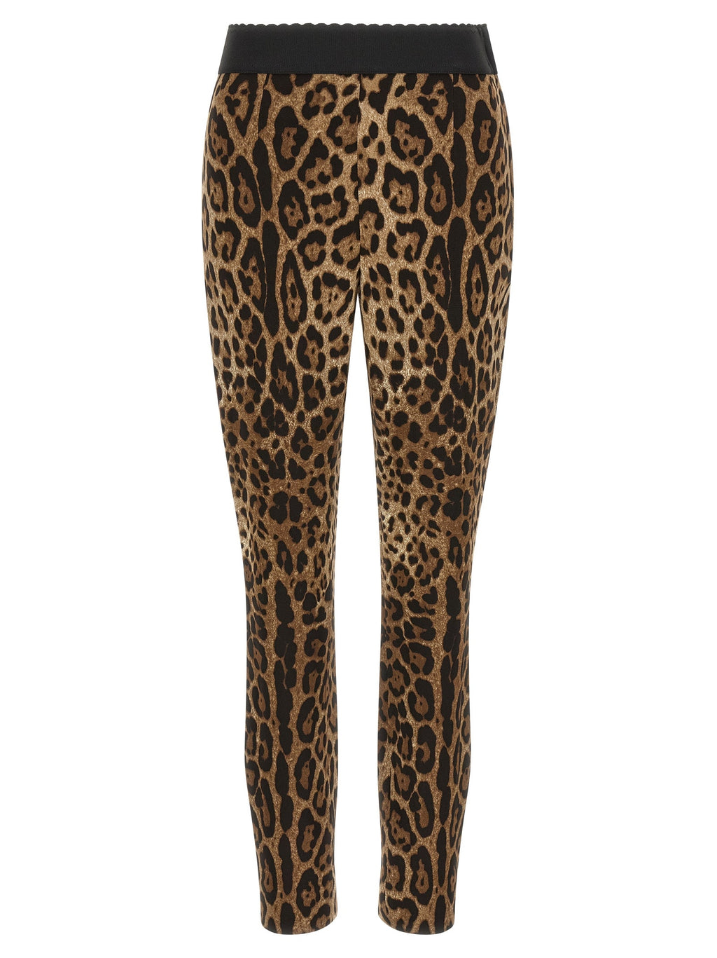 Dolce & Gabbana Brown Viscose Leggings