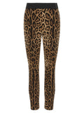 Dolce & Gabbana Brown Viscose Leggings